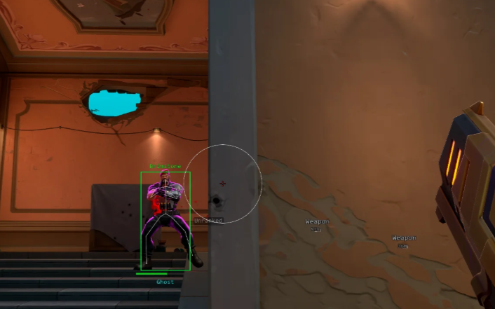 Wallhack outlines for agents and enemies